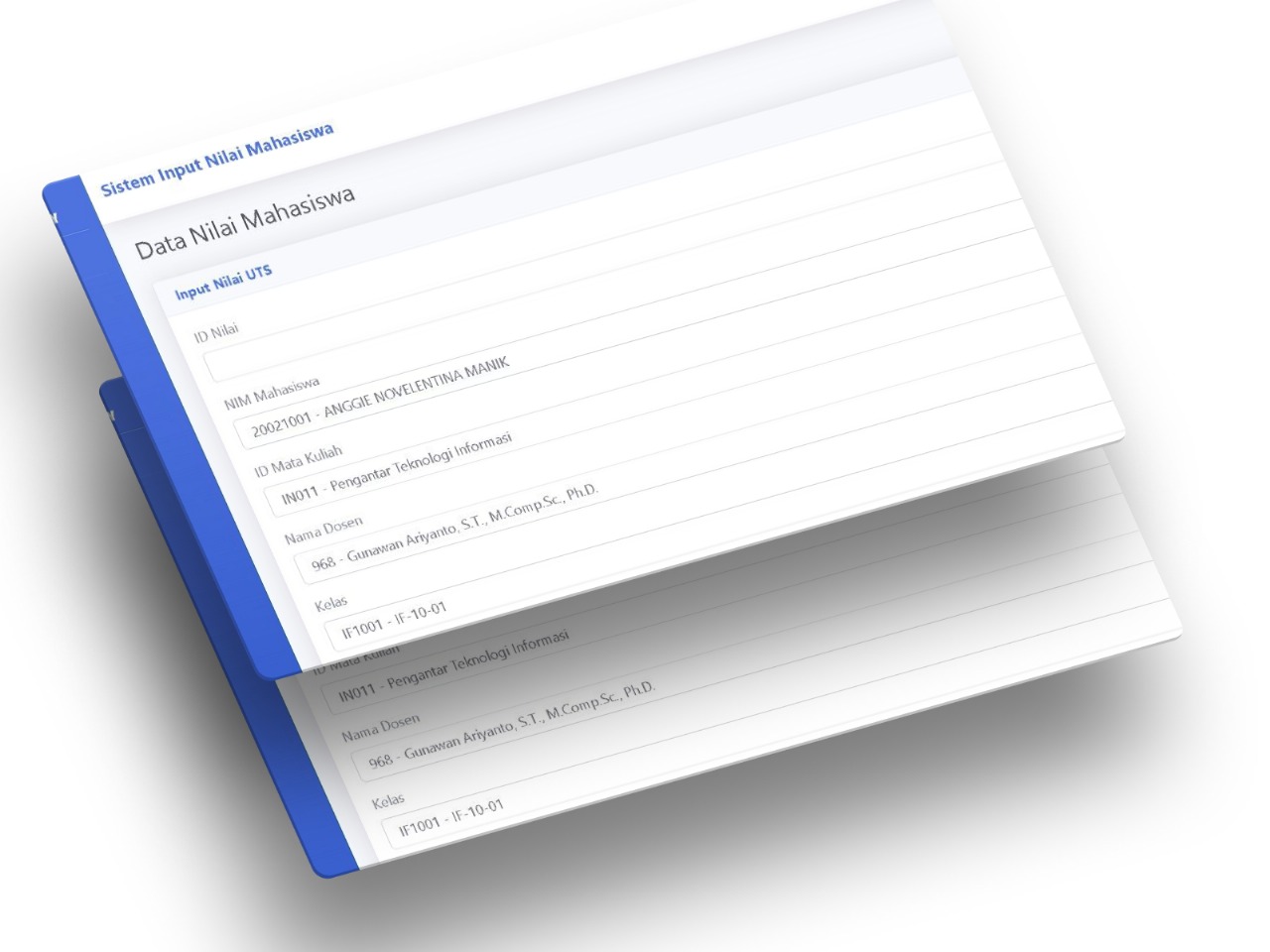 Web-Based Score Input System
